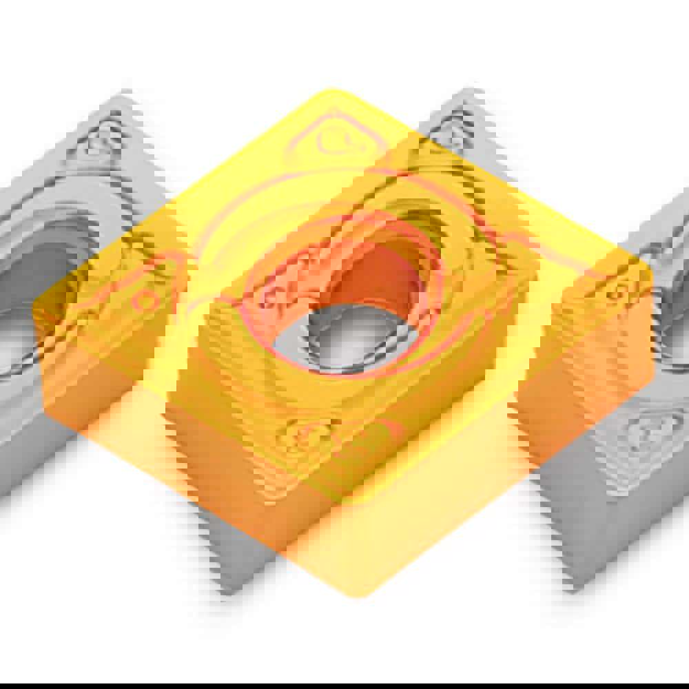 Turning Inserts; Relief Angle: 0 ; Corner Radius (Decimal Inch): 0.0470 ; Included Angle: 80 ; Manufacturer Grade: TT8020 ; Coating/Finish: TiCN ; Wiper Edge: No